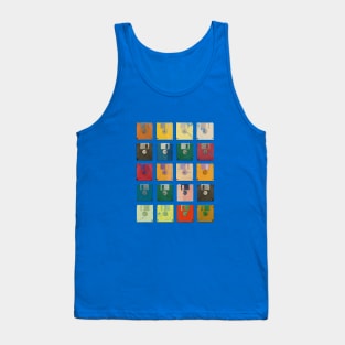 Vintage Diskettes Collection Tank Top